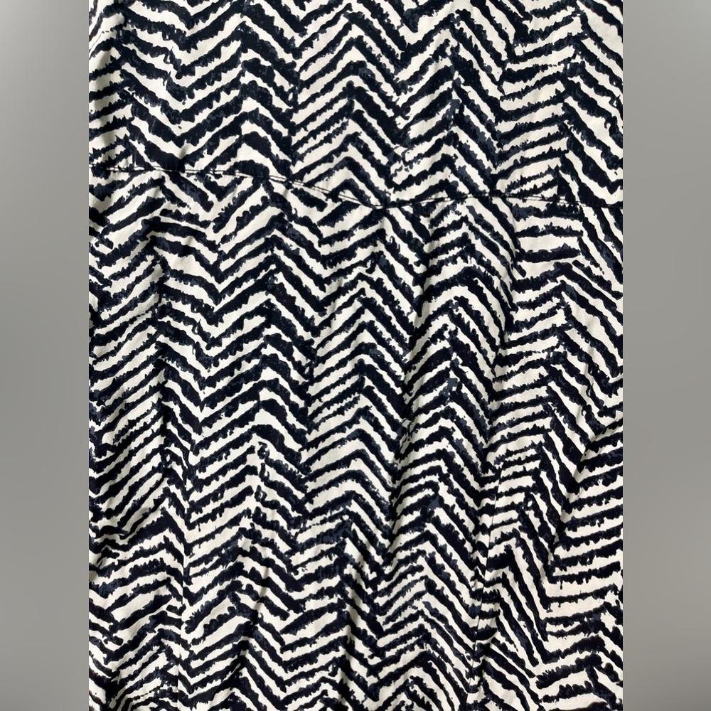 Joe’s Jeans Silk Animal Chevron Print Long Sleeved Button Up Blouse Sz XS Summer - Picture 9 of 13